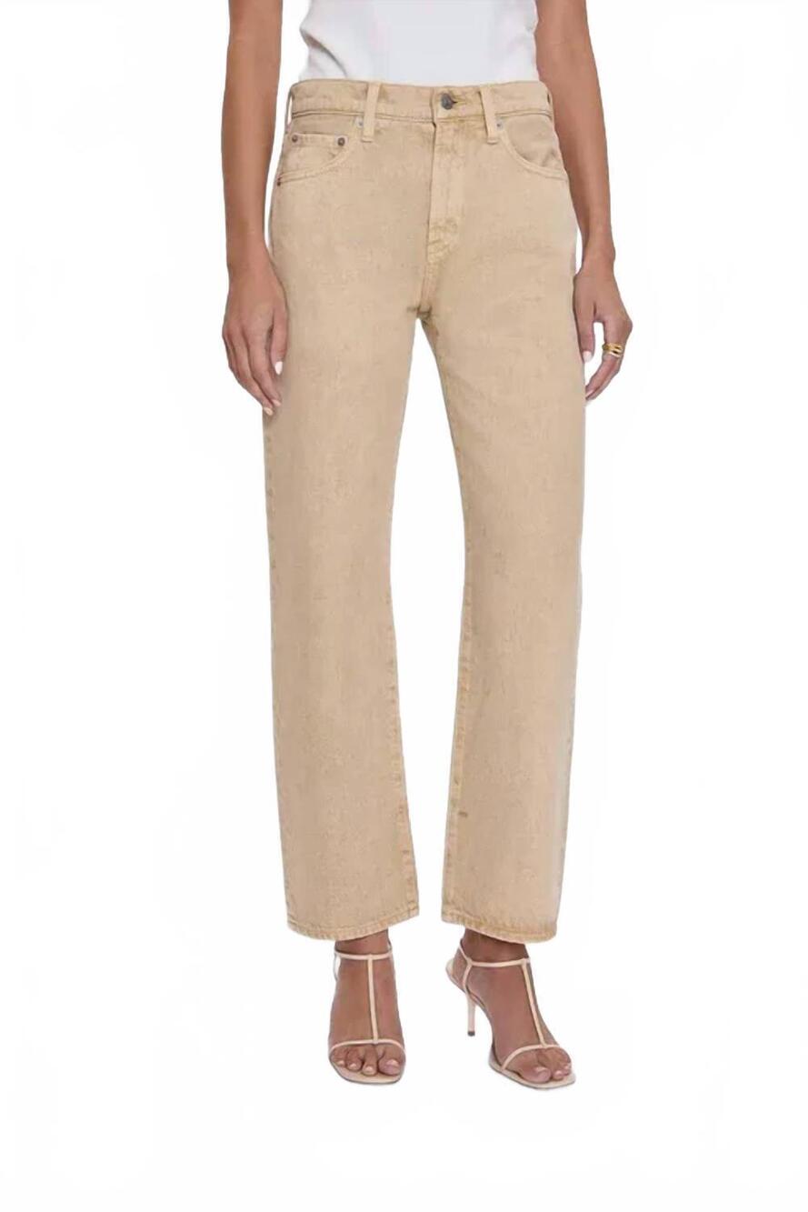 NEW PISTOLA lexi bowed straight leg jean in sand dollar